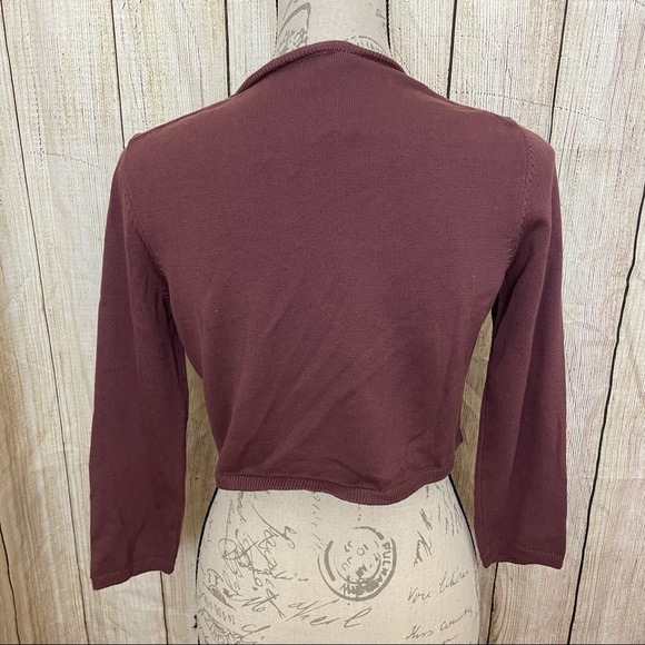 Erica Wilson Shrug/ Cardigan Sweater Sz Small - Picture 6 of 13